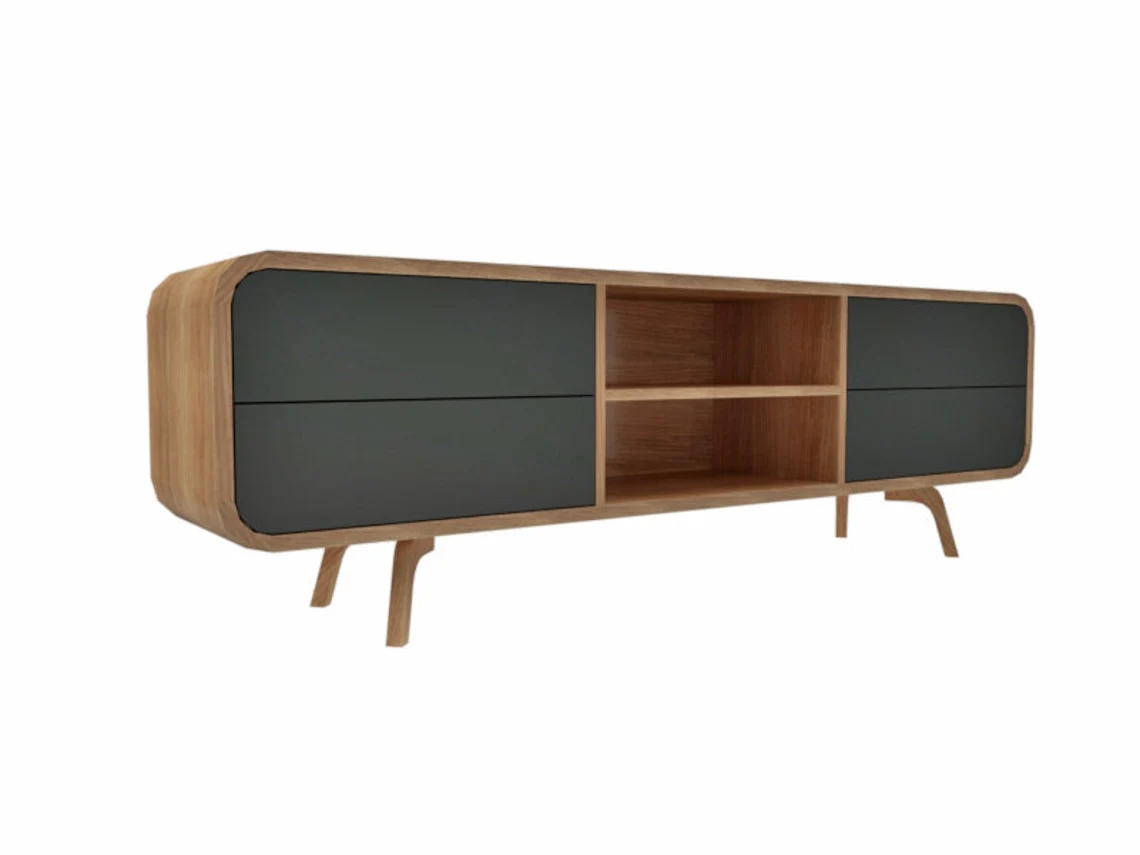 Ahşap 4 Çekmeceli Şifonyer Konsol