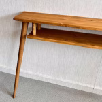 Ahşap Dresuar – Modern İnce Konsol Sehpa