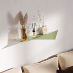 Asimetrik Metal Duvar Rafı – Modern Dekoratif Raf1