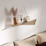 Asimetrik Metal Duvar Rafı – Modern Dekoratif Raf1