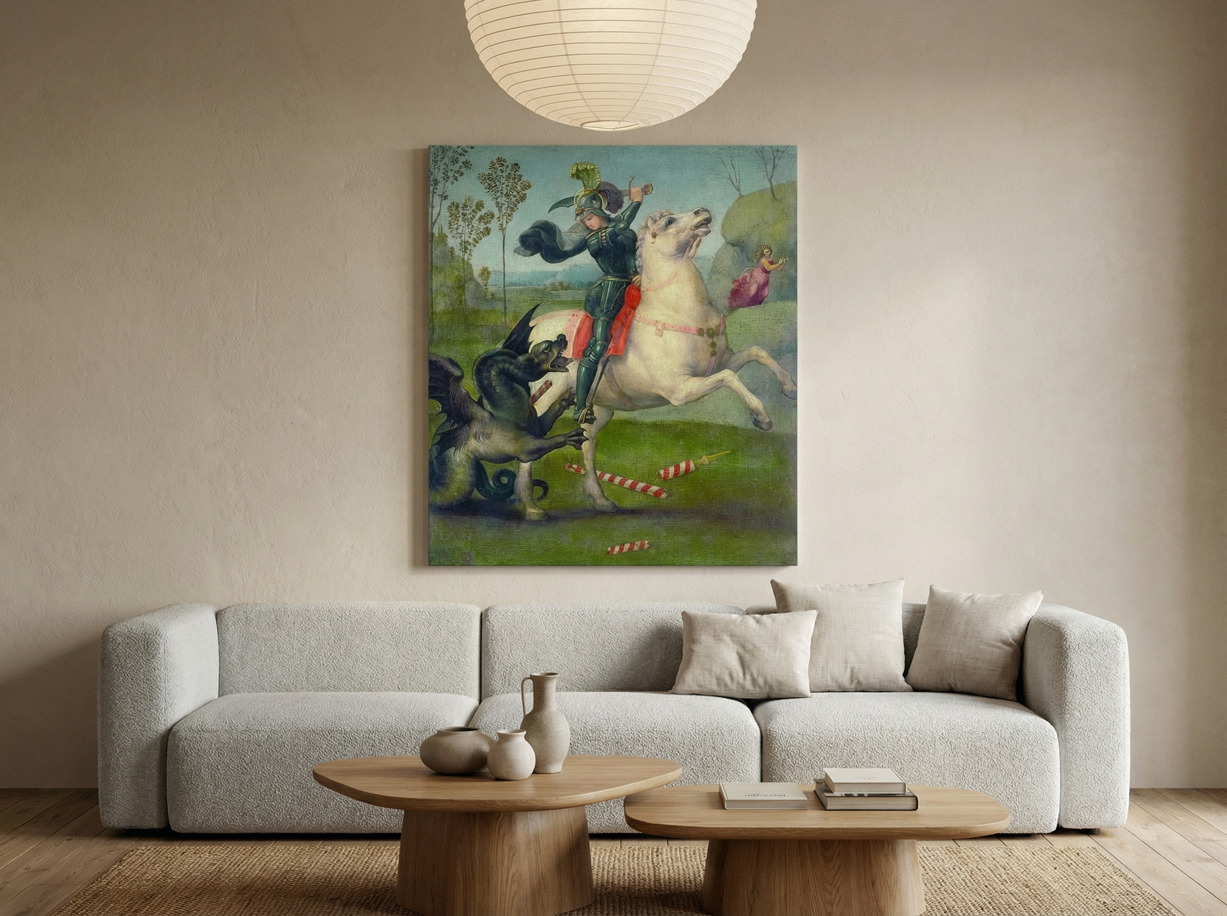 Aziz George ve Ejderha raphael