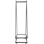 Çam Ağaç Formlu Metal Odunluk – Siyah Dekoratif Şömine Odunluğu