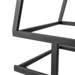 Çam Ağaç Formlu Metal Odunluk – Siyah Dekoratif Şömine Odunluğu