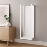 Duvar Tipi Metal Odunluk – İnce Dikey Şömine Odun Rafı