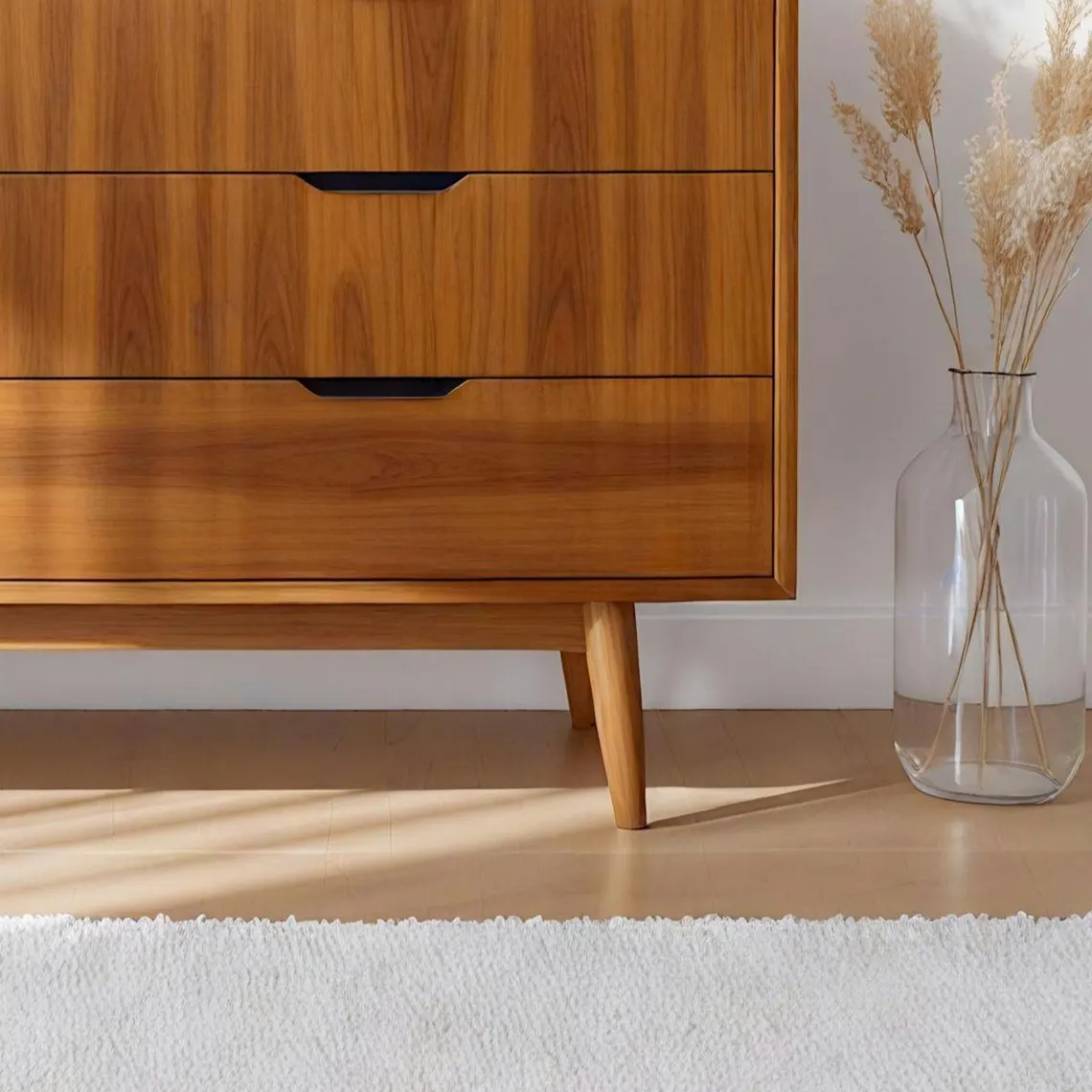 El Yapımı Tik Ahşap Sandık4