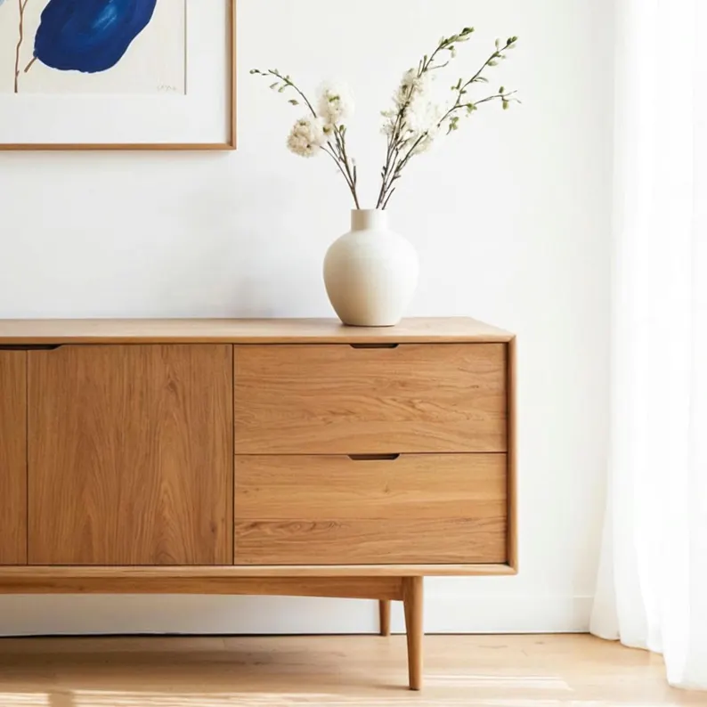 İskandinav Tasarım Ahşap Konsol1