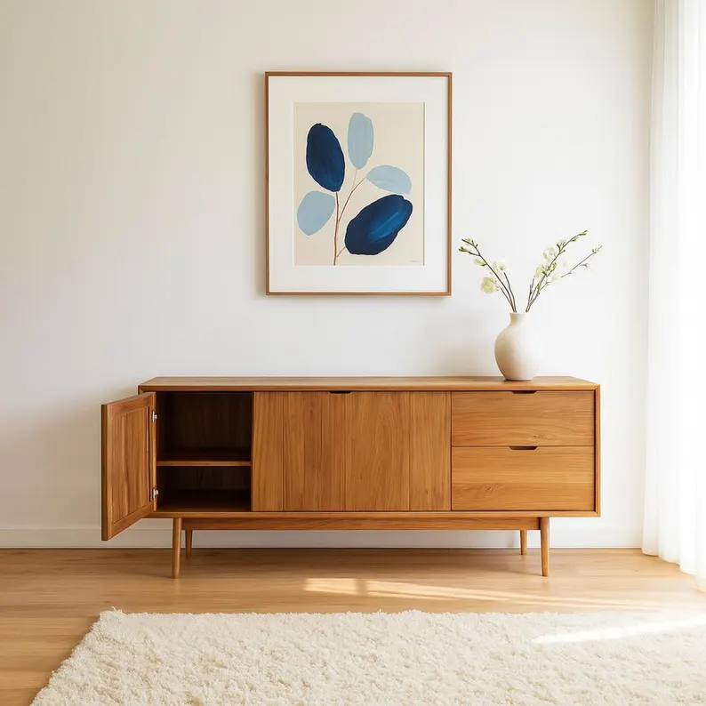 İskandinav Tasarım Ahşap Konsol2