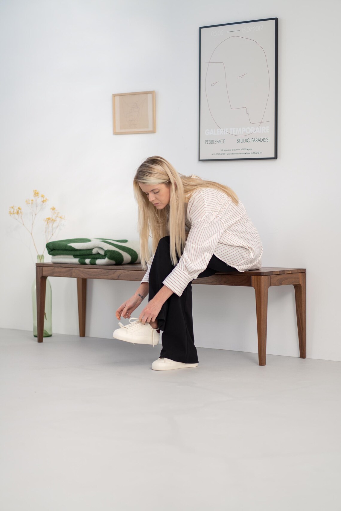 Masif Ahşap Masa & Bench5