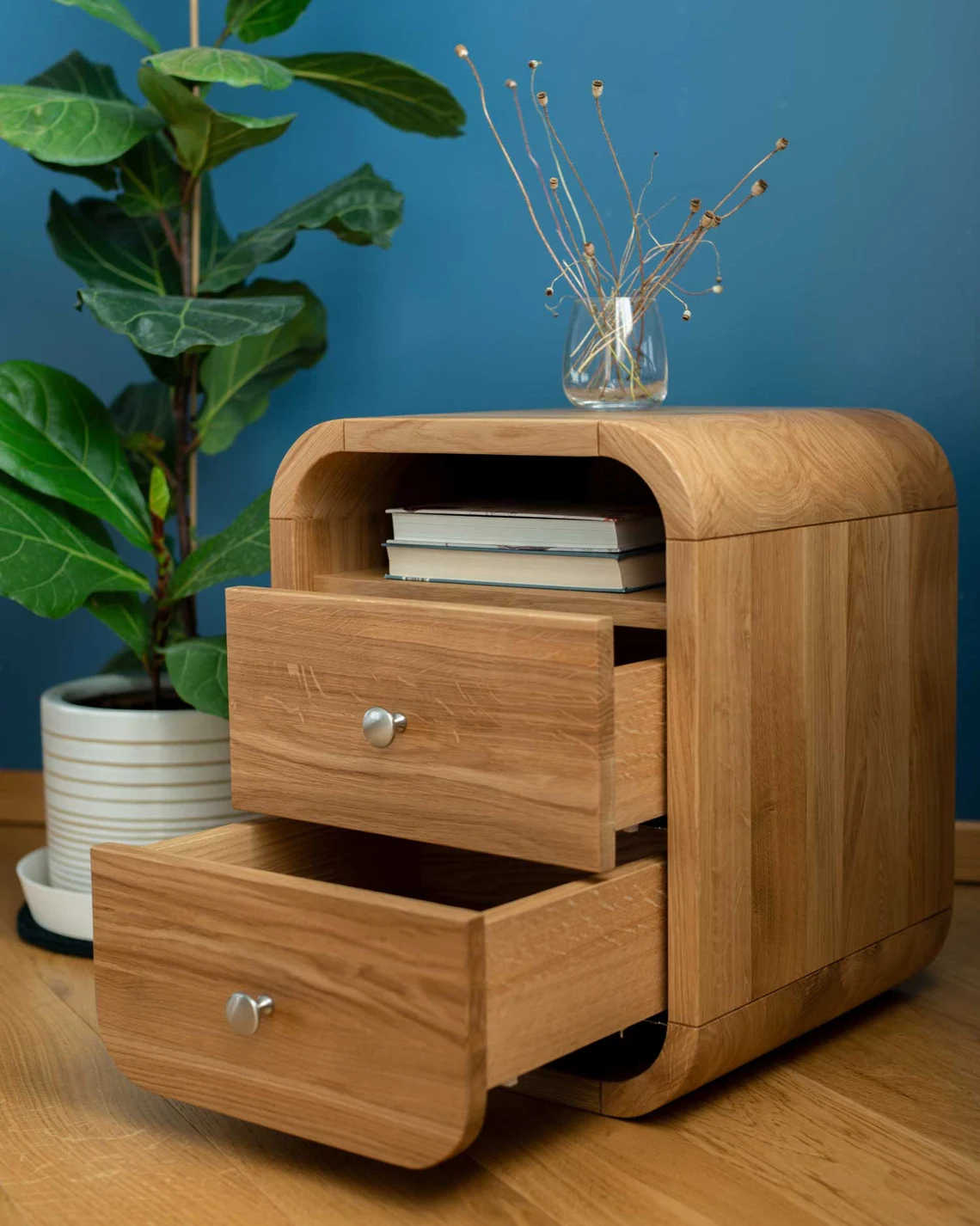 Masif İkili Çekmeceli Komodin4