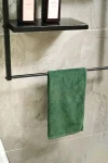 Metal Banyo Havlu Rafı – Çift Katlı Duvar Rafı