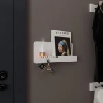 Metal Duvar Anahtarlık Rafı