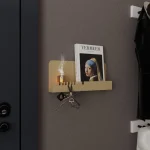 Metal Duvar Anahtarlık Rafı