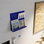 Metal Duvar Düzenleyici – Dergilik ve Anahtarlık Rafı