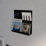 Metal Duvar Düzenleyici – Dergilik ve Anahtarlık Rafı