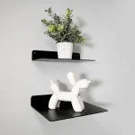 Modern Metal Duvar Rafı – Yüzer Tasarım