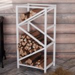 Modern Metal Odun Rafı