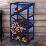 Modern Metal Odun Rafı