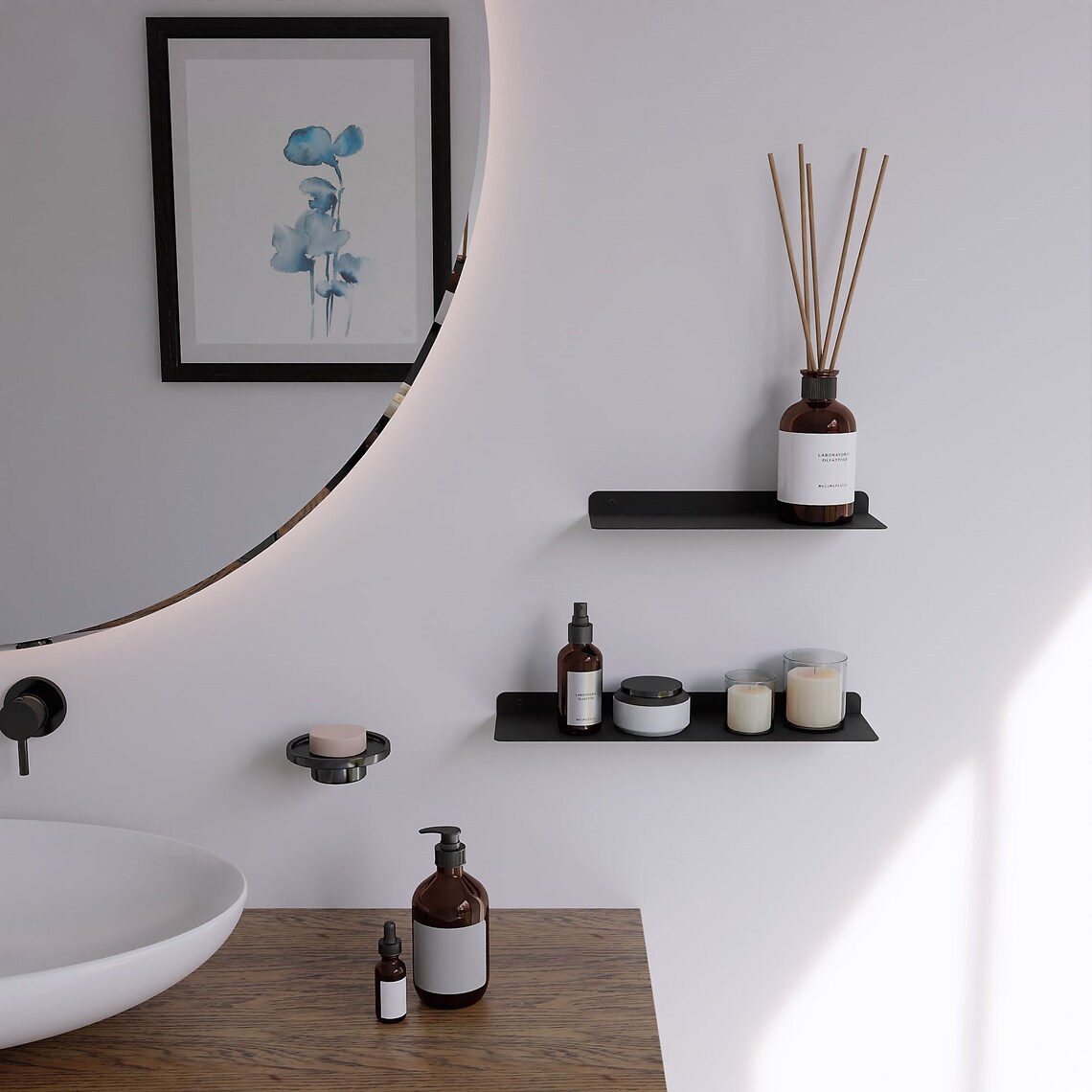 Modern Metal Raf – Yüzer Duvar Rafı1