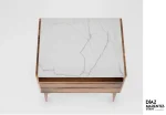 NordRest İskandinav Mermerli Başucu Komodini