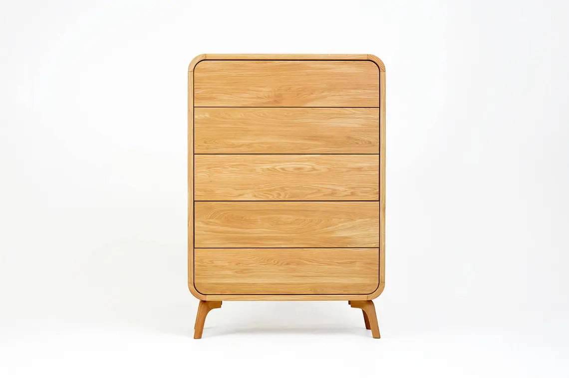 SOL-3 Masif 5 Çekmeceli Şifonyer3