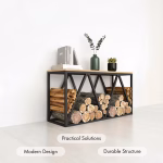 Siyah Metal Odunluk Konsol 2