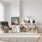 Siyah Metal Odunluk Konsol 2