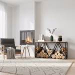 Siyah Metal Odunluk Konsol 2