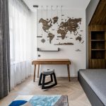 LUMA Masif Ahşap Çalışma Masası – Soft Close Çekmeceli Ön görünümü