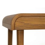 LUMA Masif Ahşap Çalışma Masası – Soft Close Çekmeceli Ön görünümü