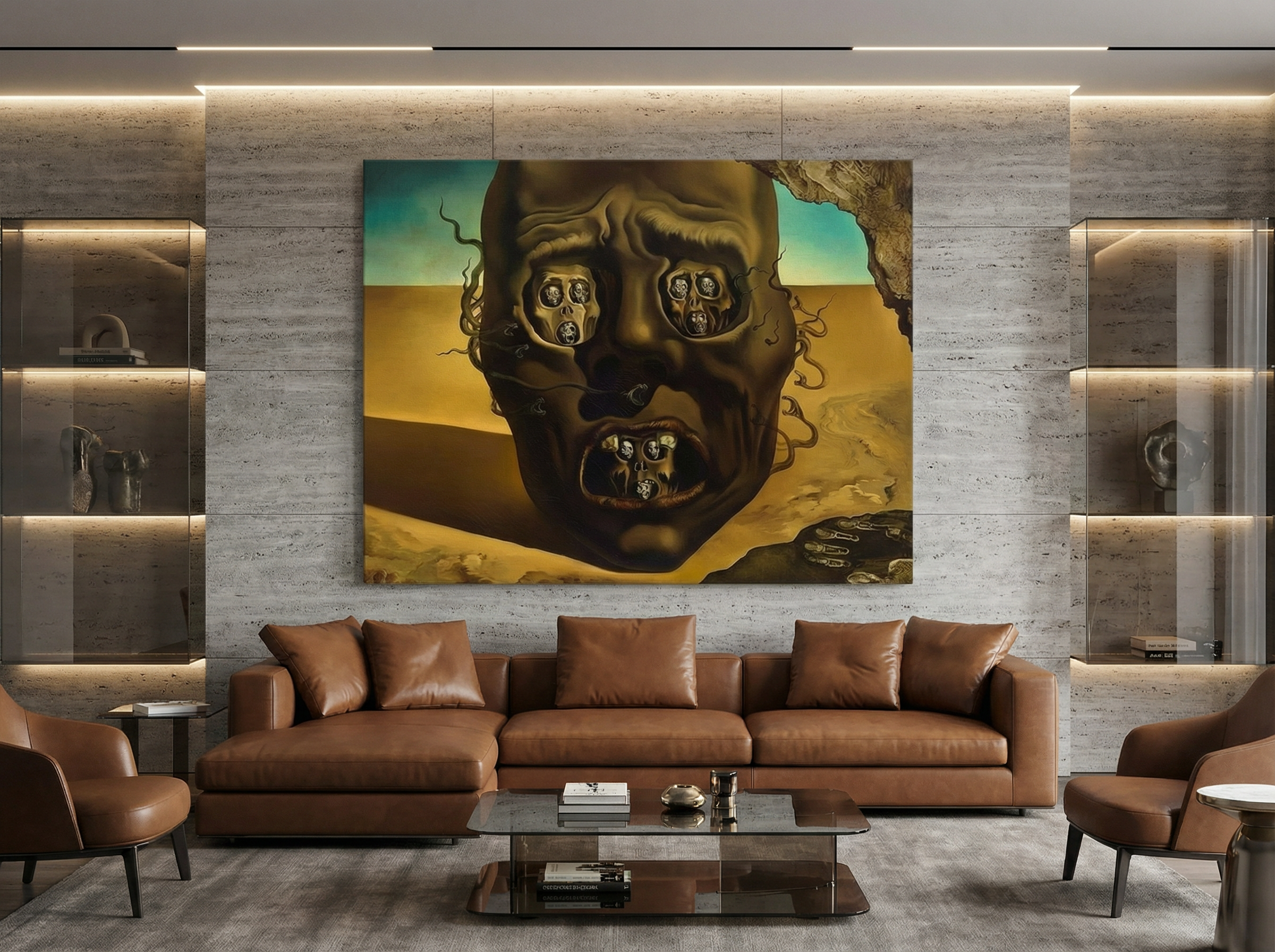 the face of war salvador dali