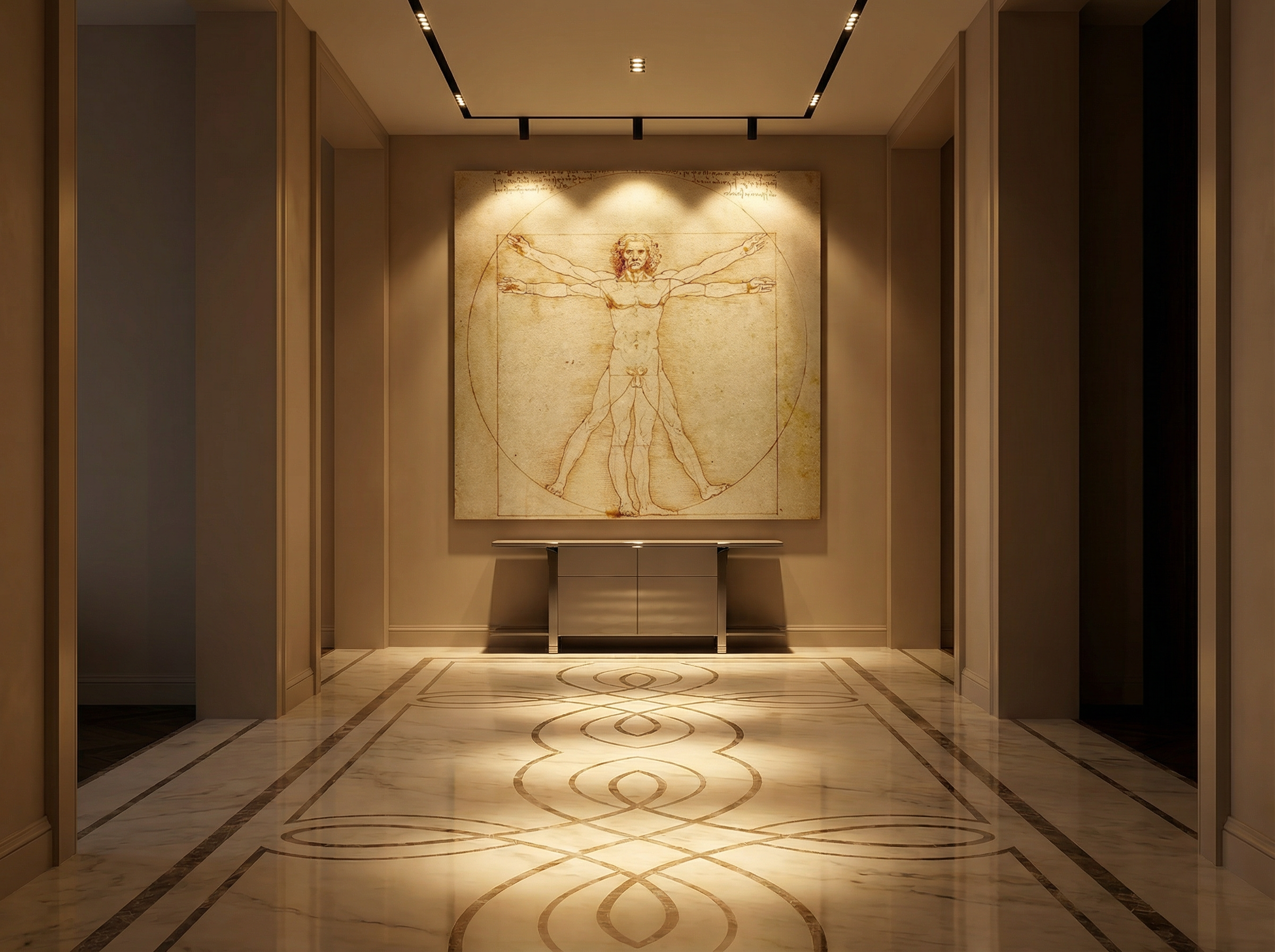 the vitruvian man by leonardo da vinci